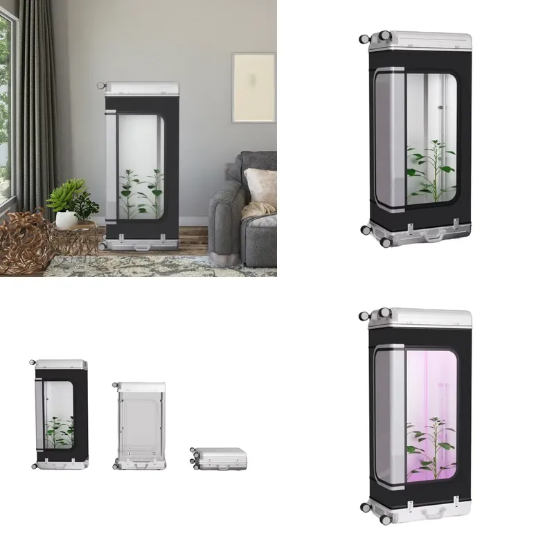 Smart Garden Vertical - Neues faltbares vertikales hydroponisches Anbausystem mit