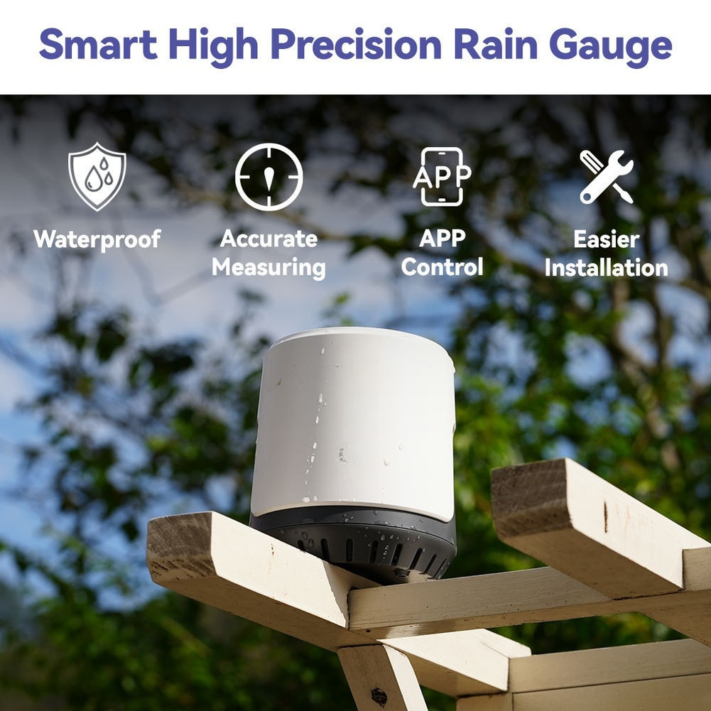 Smart Garden Monitoring System - Kabelloser digitaler Regenmesser für Smart Sensor