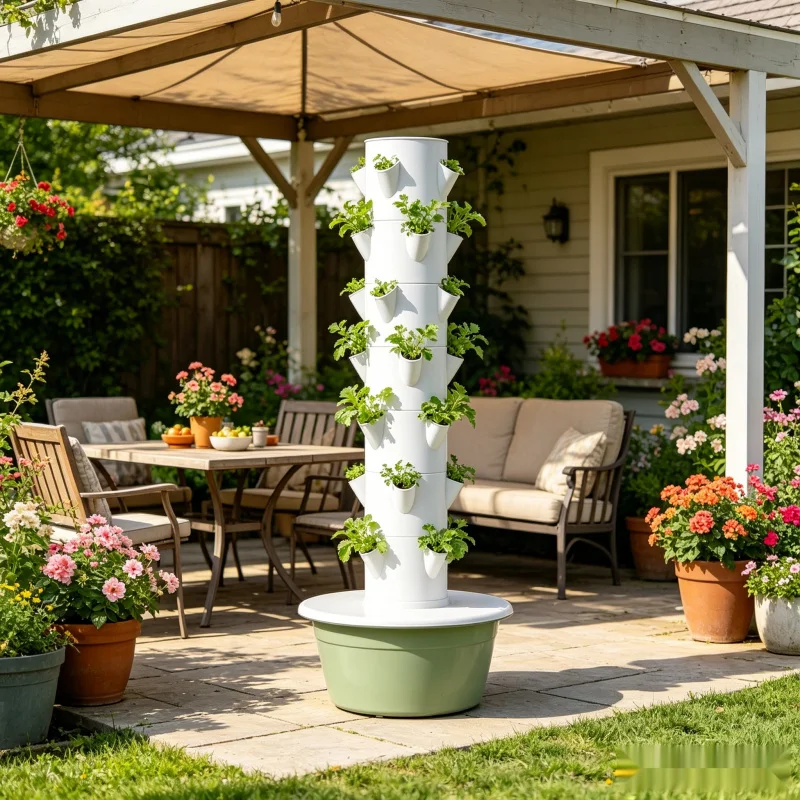 Smart Garden Vertical - 7-Schichtiger Spacetree Vertikaler Hydroponischer Garten Intelligenter