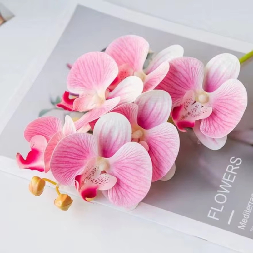 Smart Garden Storage - 3D Künstliche Blumen Kunststoff Schmetterling Orchidee