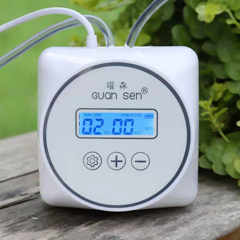 Smart Garden Project - Neues intelligentes Tropfbewässerungs-Wasserpumpen-Timer-System Garten pflanze automatische