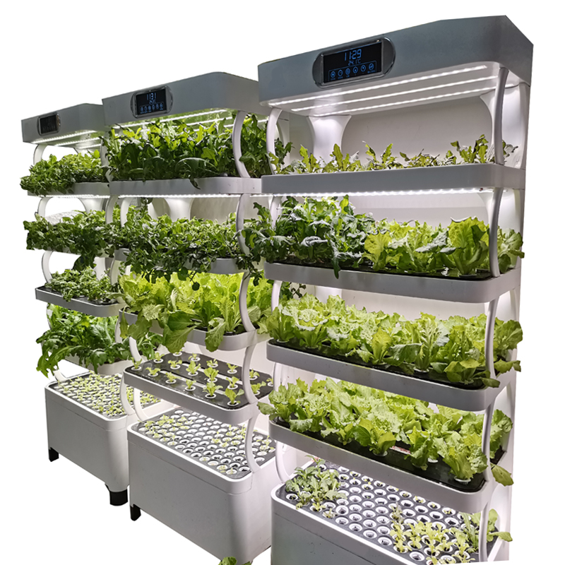 Smart Garden Vertical - Intelligentes, kostengünstiges Hydroponik-Vertikalgarten-System für den Innenbereich,