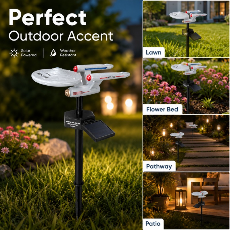 Star Trek USS Enterprise Solar – Smart Garden Light Camera Bewertung und Preis