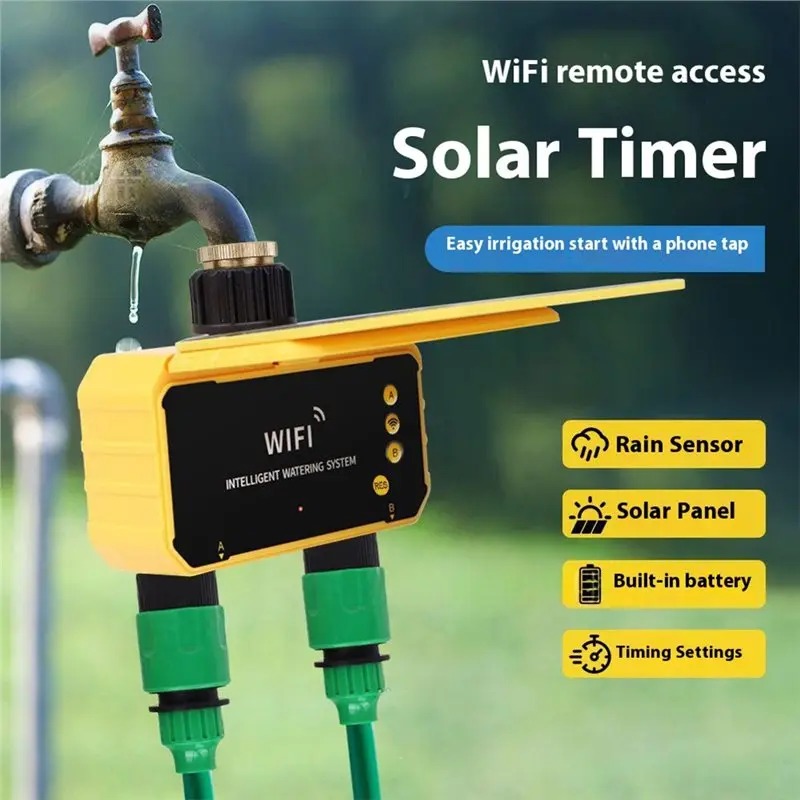 1/2 Ausgänge WLAN Solar-Bewäss – Smart Garden Monitoring System Bewertung und Preis