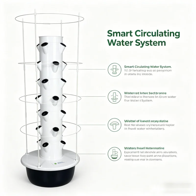 Spacetree Vertikaler Hydroponi – Smart Garden Vertical Bewertung und Preis