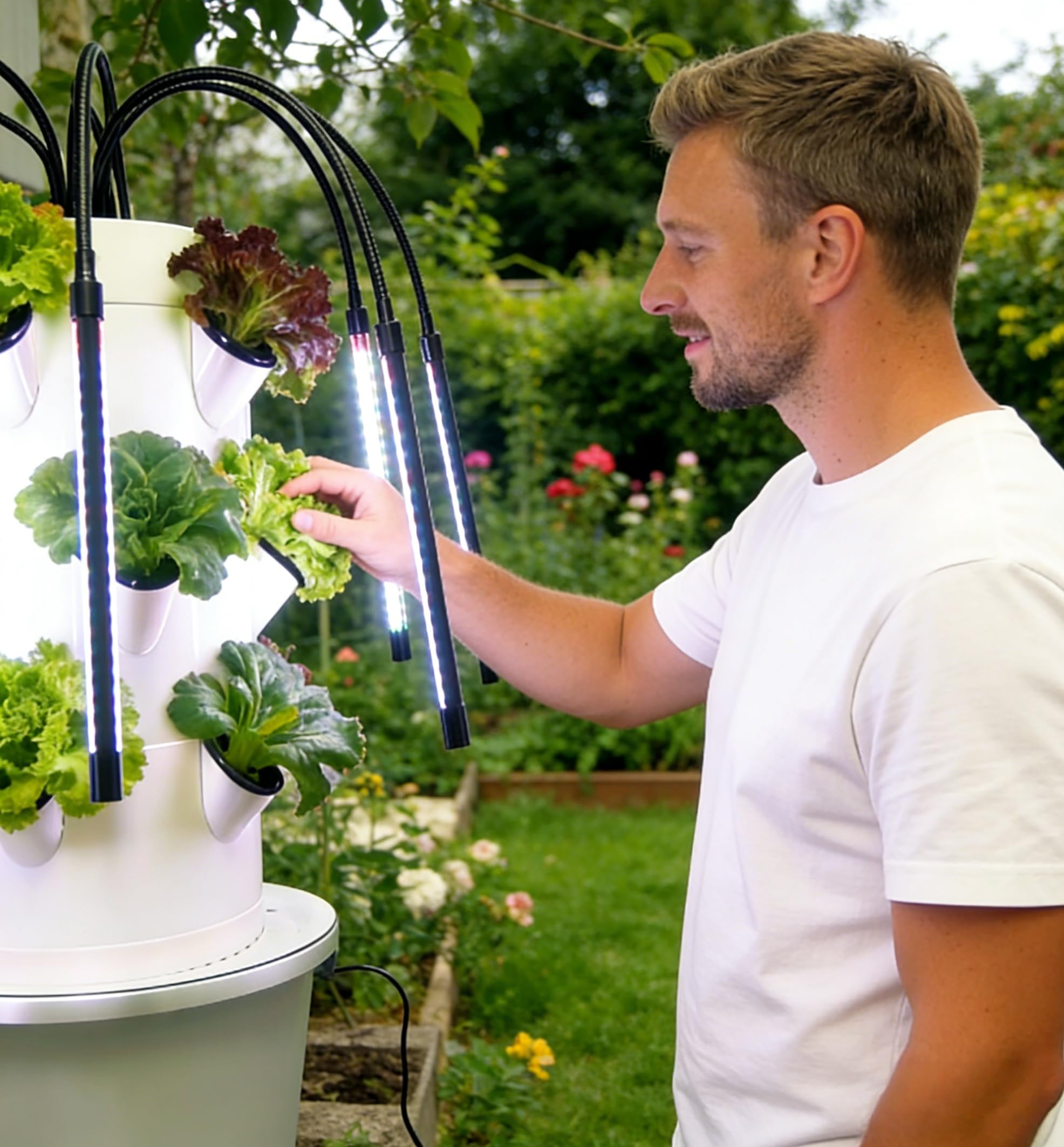 Vertikales Hydroponisches Anba – Smart Garden Vertical Bewertung und Preis