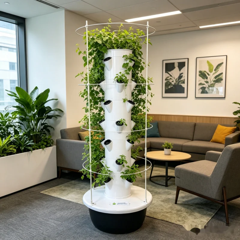 9-stöckiger Aeroponischer Hydr – Smart Garden Vertical Bewertung und Preis