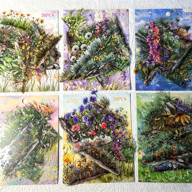 20 Blatt florale PET-Aufkleber – Garden Journal Planner Bewertung und Preis