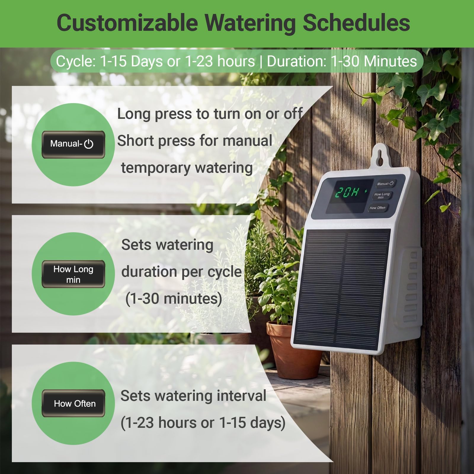 Verbessertes Solarbetriebenes  – Smart Garden Project Bewertung und Preis