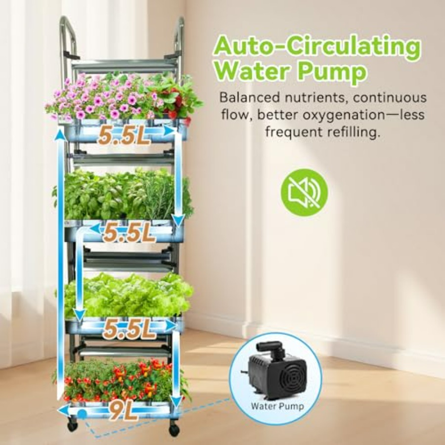 Indoor-Hydrokultur-Anbausystem – Smart Garden Vertical Bewertung und Preis