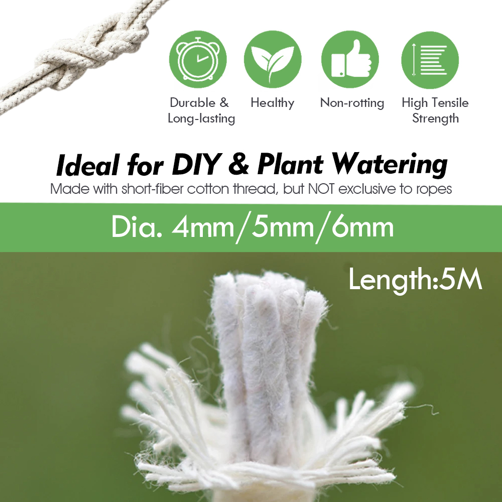 /6mm selbst bewässernde Baumwo – Smart Garden Project Bewertung und Preis