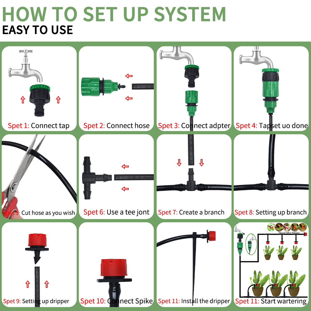Micro-Tropfbewässerungssystem, – Smart Garden Project Bewertung und Preis